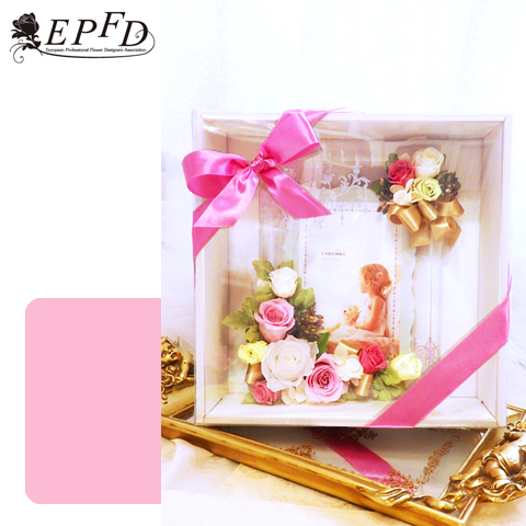 プリザーブドフラワー　フォトフレーム