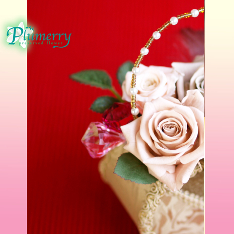 プリザーブドフラワー　ノーブルバッグ