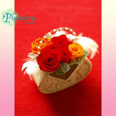 プリザーブドフラワー　ノーブルバッグ