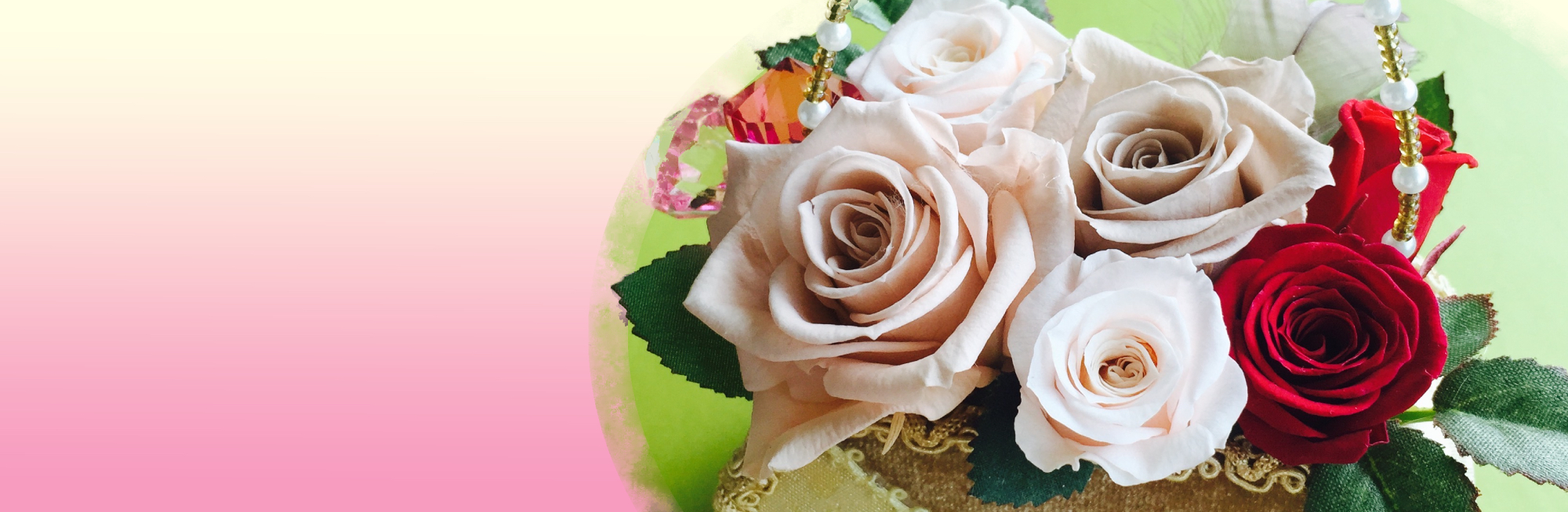 プリザーブドフラワー　ノーブルバッグ