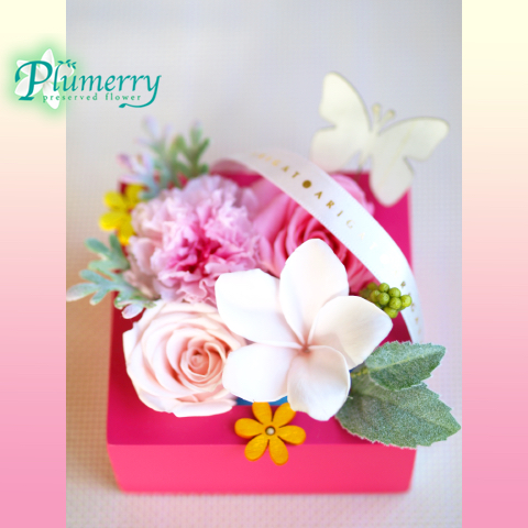 プリザーブドフラワー　ミニフレーム