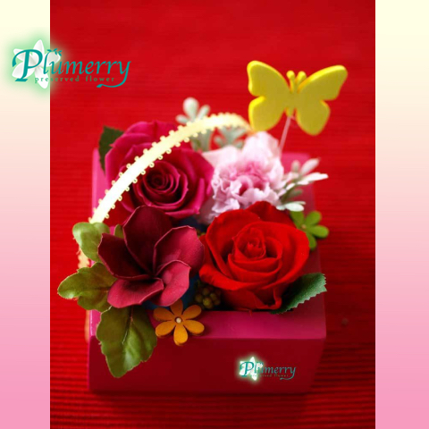 プリザーブドフラワー　ミニフレーム