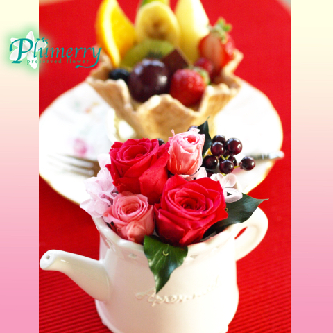 プリザーブドフラワー　アプレミディ　フラワーポット