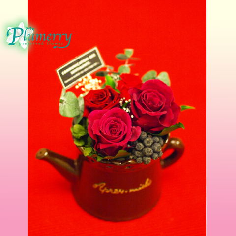 プリザーブドフラワー　アプレミディ　フラワーポット