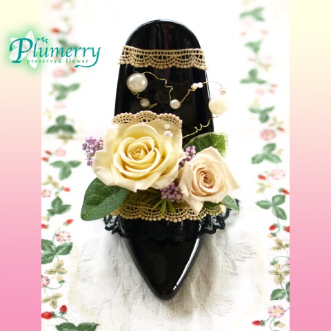 プリザーブドフラワー　エレガントハイヒール
