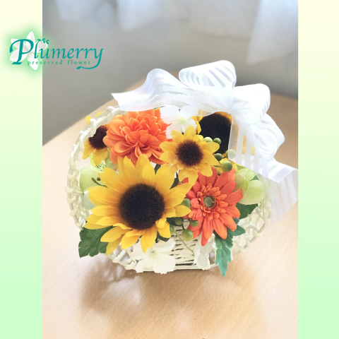 アーティフィシャルフラワー　体験バスケット