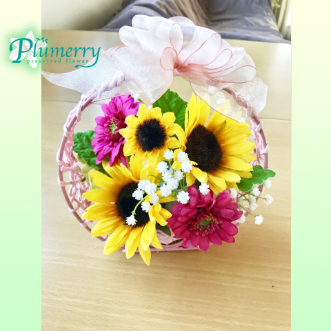 アーティフィシャルフラワー　体験バスケット