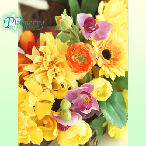 アーティフィシャルフラワー　体験バスケット